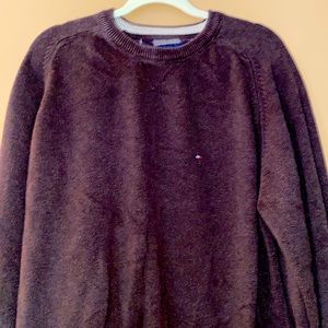 Tommy Hilfiger 100% Cotton Brown Crewneck Sweater size XXL
